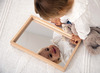 Speelbakken - tickit Wooden Mirror Tray - 36 x 43,5 cm - hout - met spiegel - per stuk