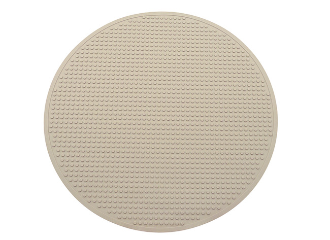 Open-ended - Oprolbare Bouwplaat - Inspire My Play - Playtray - Building Block Mat - Stone - Accessoire - Per Stuk