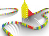 Domino - Goliath - Domino Express - blokjes - set van 250