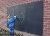 Speelpleinmeubilair - outdoor krijtbord - krijtbord set - set van 3