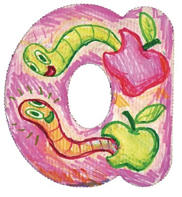 Knutselpapier - Roylco - Kleine Letters - Per Set