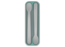 Bestek - babylepels - Mepal Mio - eetgerei - groen - set van 2