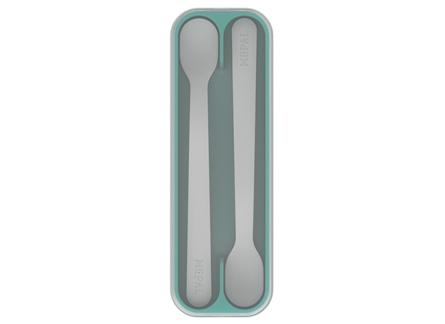 Bestek - Babylepels - Mepal Mio - Eetgerei - Groen - Set Van 2