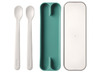 Bestek - babylepels - Mepal Mio - eetgerei - groen - set van 2