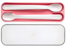 Bestek - babylepels - Mepal Mio - eetgerei - roze - set van 2