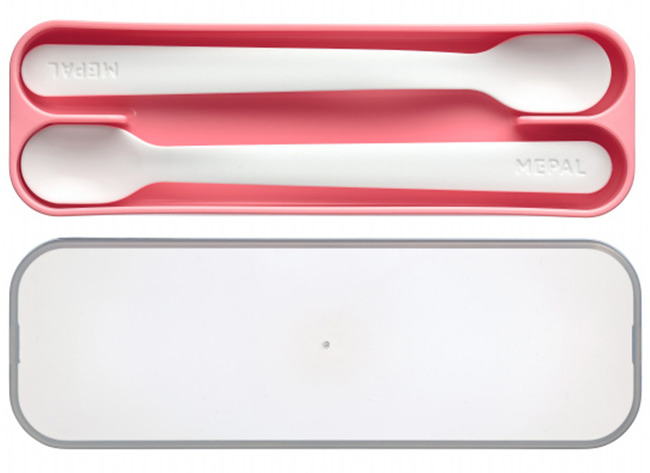 Bestek - Babylepels - Mepal Mio - Eetgerei - Roze - Set Van 2