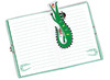 Knutselpapier - Exaclair Graffy Bookmark - krokodil - set van 24 per design