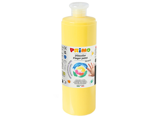 Verf - Vingerverf - Primo - 750 Ml - Geel - Per Stuk