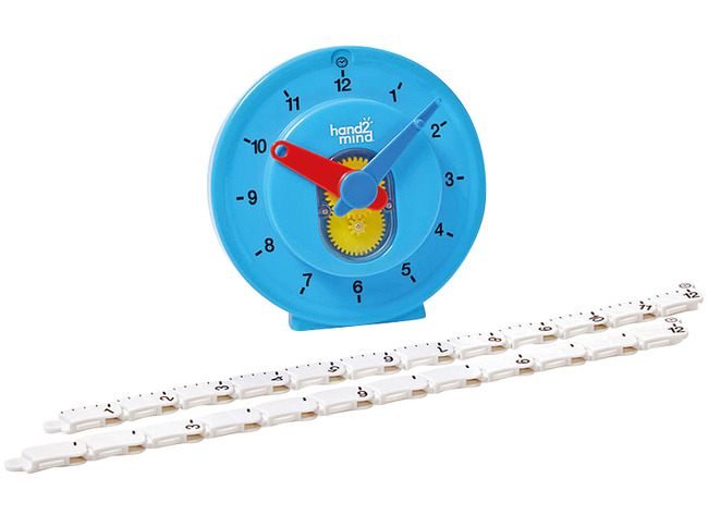Klok - Kloklezen - Hand2mind Advanced Numberline Clock - Individueel - Per Stuk