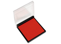 Stempelkussen - 7 cm - rood - per stuk