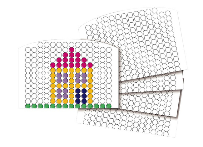 Knikkers - Bead Picture Builder - Blanco Kaarten - Set Van 5
