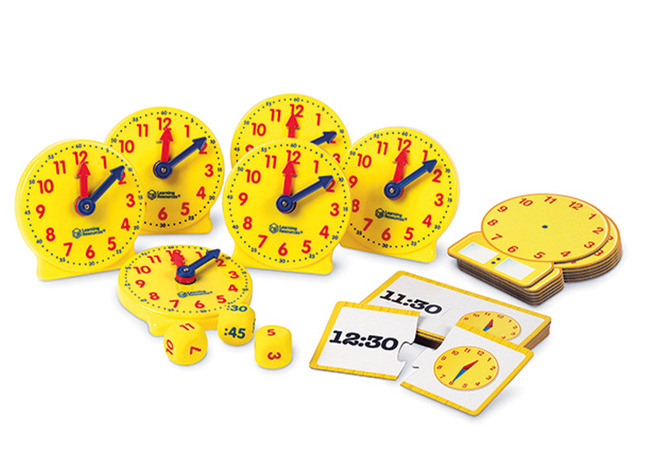 Klok - Kloklezen - Learning Resources About Time! Small Group Activity Set - Klasset - Per Set