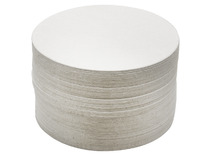 Onderzetters - karton - blanco - rond - set van 100