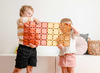 Constructie - magnetisch - Connetix - base plates - lemon & peach - set van 2