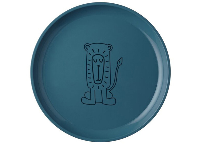 Bestek - Kinderbord - Mepal Nio - 22 Cm - Eetgerei - Blauw - Per Stuk