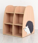 BOEKENKAST - BAMBINO - DUBBELZIJDIGE BOEKENKAST - EGEL - PER STUK