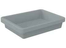 Lades - level - lade - 80 mm - steengrijs - per stuk