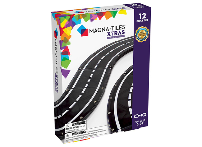 Constructie - Magnetisch - Magna-tiles - Xtra Wegenset - Set Van 12