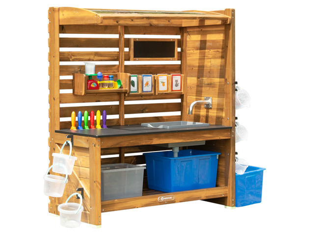 Outdoor - Stem - Experimenteer Station - Station Met Toebehoren