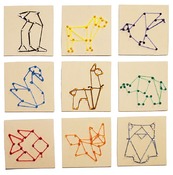 Hout - String Art - Klasset