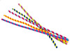 Chenilledraad - tweekleurig - felle kleuren - 30 cm lang - set van 50 assorti