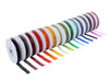 Lint - cadeaulint - organzalint - 0,9 cm breedte - rol van 10 m - set van 15 assorti