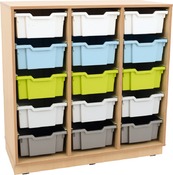 Kasten - Flexi - Ladenkast - Incl 15 Middelhoge Fc Laden