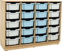 Kasten - Flexi - Ladenkast - Incl 20 Middelhoge Fc Laden