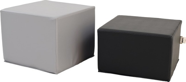 Boekenkast - Bambino - Flora - Poufs - Set Van 2