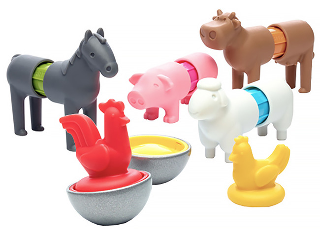 Bouwset - Smartmax My First Farm Animals - Mijn Eerste Boerderij - Set Van 6