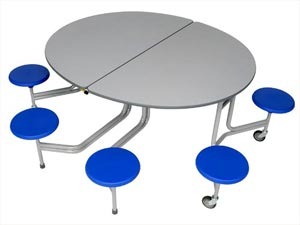 Sico Vouwtafel Rond, 8-zits