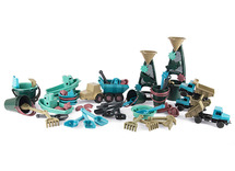 Zand - dantoy - blue marine - zandset - 59 stuks