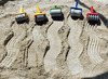 Zand en water - Beleduc - zandrollers - set van 5