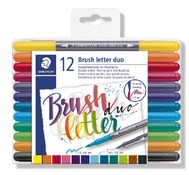Handlettering - Staedtler - Brush Duopens 12 Kl