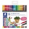 Stiften - Kleurstiften - Staedtler - Dubbele Punt - Parmenent - Set Van 18 Assorti