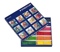 Stiften - kleurstiften - Staedtler Fibre-tip Pens - 12 x 12 kl - set van 144 assorti