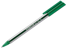Pennen - balpennen - Staedtler Stick - medium - groen - set van 10