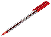 Pennen - balpennen - Staedtler Stick - medium - rood - set van 10