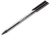 Pennen - balpennen - Staedtler Stick - medium - zwart - set van 10