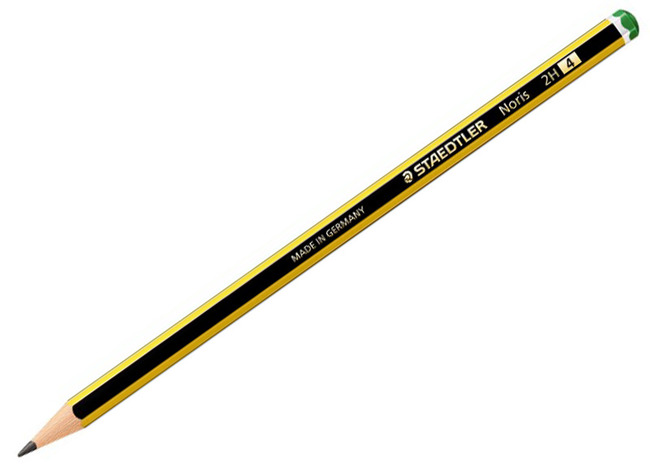 Potloden - Grafietpotloden - Staedtler Noris - Zeshoekig - Doos - 2h - Set Van 12