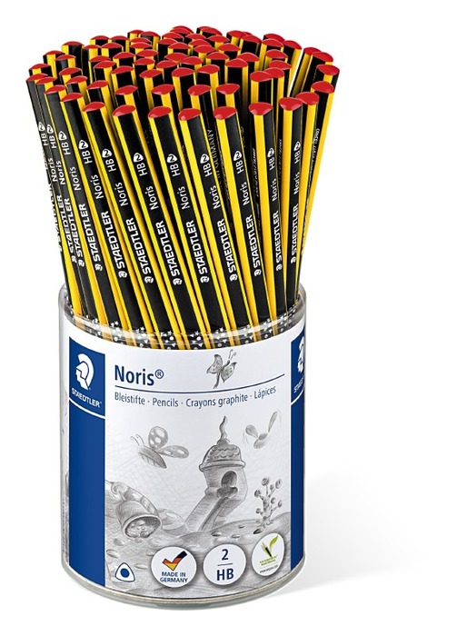 Potloden - Grafietpotloden - Staedtler Noris - Hb - Driehoekig - Pot - Set Van 72