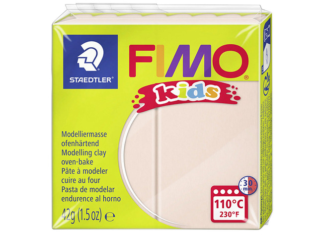 Boetseerklei - Staedtler Fimo Kids - Boetseren - 42 G - Perzik - Per Stuk