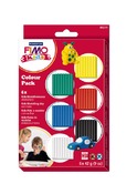 Boetseerklei - Staedtler Fimo Kids - boetseren - 42 g - set 1 - set van 6 assorti
