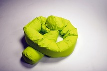 BEWEGINGSMATERIAAL - SLANG - LIME - PER STUK