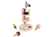 Winkelhoek - voeding - hout - ijsjesstand - 15-delig - per set