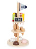 Winkelhoek - voeding - hout - ijsjesstand - 15-delig - per set