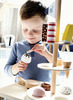 Winkelhoek - voeding - hout - ijsjesstand - 15-delig - per set