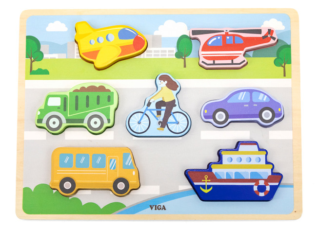 Puzzel - Hout - Viga - Chuncky - Transport - Per Puzzel