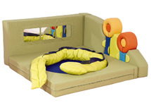 Speelplatform - Dusyma Favola Wiese - weide - 135 x 135 x 60 cm - per set