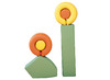 Speelplatform - Dusyma Favola Wiese - weide - 135 x 135 x 60 cm - per set